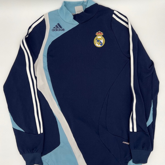 Real Madrid 2007/2008 ORIGINAL Adidas Player Version (Formotion) Training Top S - Picture 1 of 9